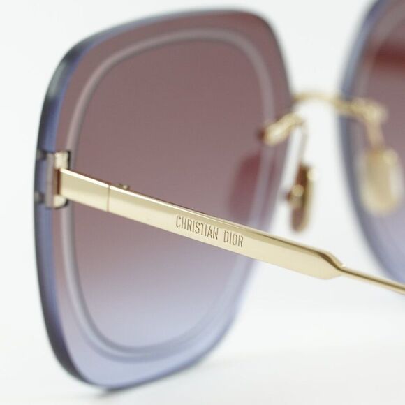 ?️ New Dior ULTRADIOR SU B0D2 Sunglasses - Gold Frame, Bordeaux Lenses main image 7